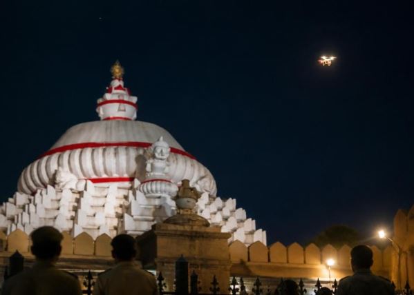 Drone Spotted Over Puri Srimandir Again, Raises Fresh Security Concerns